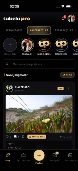 Malzemeci Akış